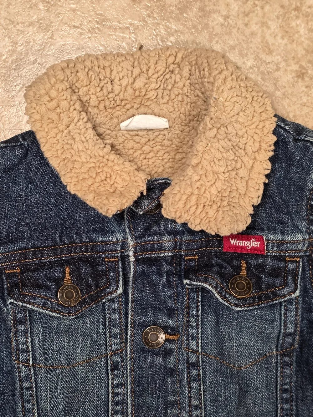 Wrangler Sherpa Collar Denim Jacket 2T